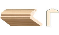 Drvena ugaona lajsna L oblika