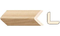 Drvena ugaona lajsna L oblika