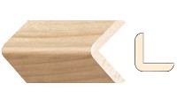 Drvena ugaona lajsna L oblika