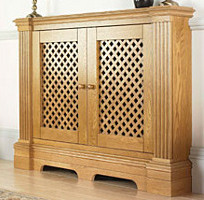 Maska za radiator od drveta