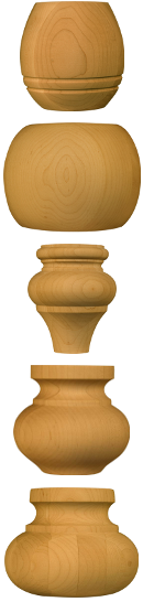 Drvene nogice za nameštaj