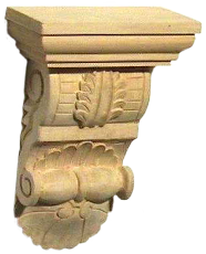 Granc aplikacija od rezbarenog drveta , reljef duborez