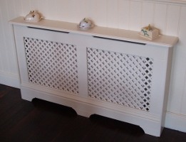 Maska za radiator od drveta